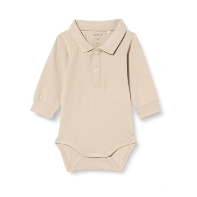 Abbildung von NAME IT Baby Jungen NBMHOLGER LS Polo Body NOOS Langarmbody, Pure Cashmere, 62