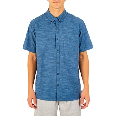 Abbildung von Hurley Herren Hemden M ONE&amp;ONLY 2.0 Woven S/S, Obsidian, S, 895020