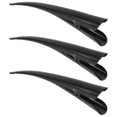 Abbildung von Lurrose 3pcs Metall Entenschnabel Haarspangen Krokodil Haarnadeln Krokodilspangen für Mädchen