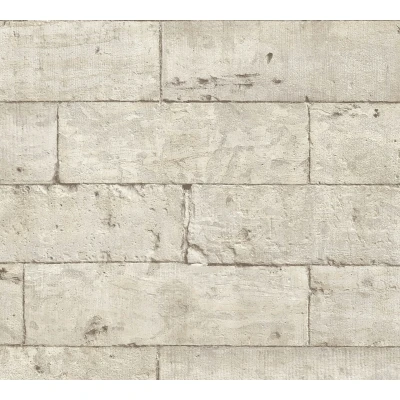 Abbildung von living walls Vinyltapete &quot;Pop Up Panel 3D&quot;, Steinoptik, Steinwand Tapete Selbstklebend Steinoptik Creme 2,50 m x 0,52