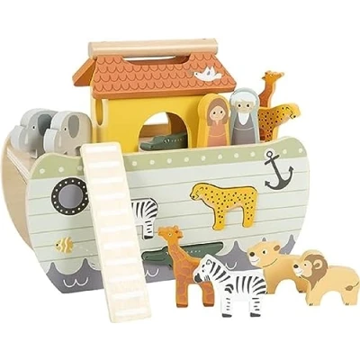 Abbildung von Small Foot Spielcenter Steckspiel Arche Noah „Safari“