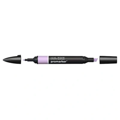Abbildung von Winsor &amp; Newton &quot; ProMarker 0203364 Professioneller Layoutmarker 2 Spitzen, fein breit für Zeichnungen, Design Layouts Orchidee