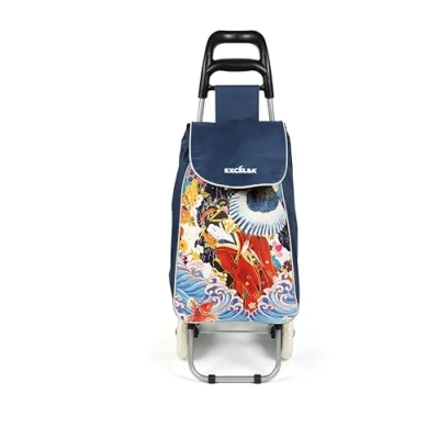 Abbildung von Excelsa Kimono Einkaufswagen, Fassungsvermögen 38 l, Abnehmbarer Beutel, wasserabweisend