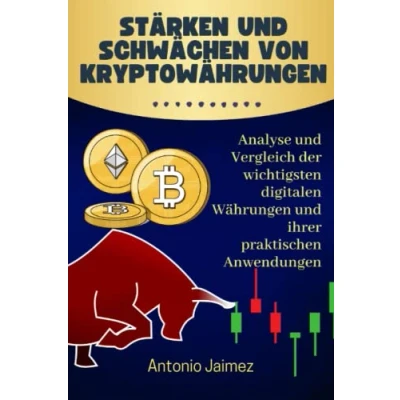Abbildung von Stärken und Schwächen von Kryptowährungen: Analyse Vergleich der wichtigsten digitalen Währungen ihrer praktischen Anwendungen.