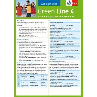 Abbildung von Green Line 4 Auf einen Blick: Grammatik passend zum Schulbuch Klappkarte (6 Seiten)