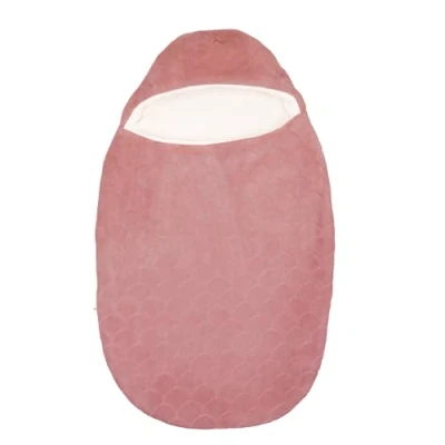 Abbildung von Nattou Wattierter Fußsack, Für Babyschale, Kindersitz und Kinderwagen, 70 x 44 5 cm, Polyester, Lapidou, Pink/Weiß