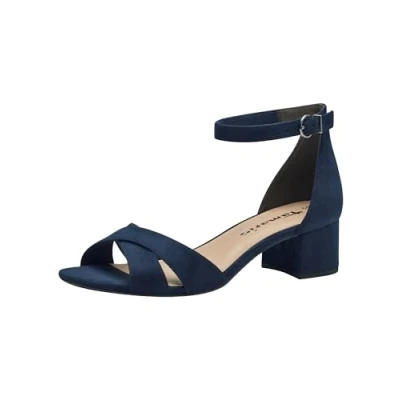 Abbildung von Tamaris Sandalette Damen Vegan Elegant blau,EU 39