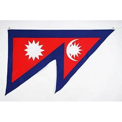 Abbildung von AZ FLAG Flagge Nepal 150x90 cm Nepalesische Fahne 100% Polyester mit Messing Ösen 110g