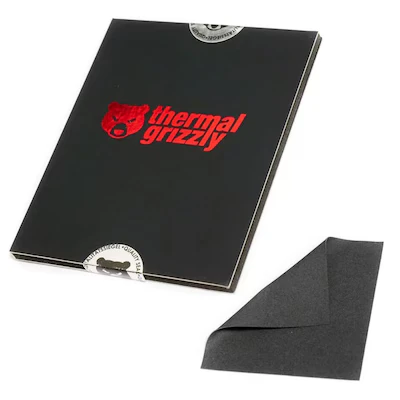 Abbildung von Thermal Grizzly Carbon Pad Carbonaut Nicht klebend, flexibel und anpassungsfähig für wiederholten Gebrauch mit sehr hoher Wärmeleitfähigkeit. Leitfähig! (31 x 25 0,2 mm)