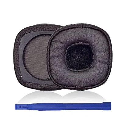 Abbildung von Aiivioll Marshall Major III Ohrpolster/Ear Ohrpolster Memory Foam Protein Leder Kompatibel mit kabelgebundenen/kabellosen Bluetooth On Ear Kopfhörern(Braun)