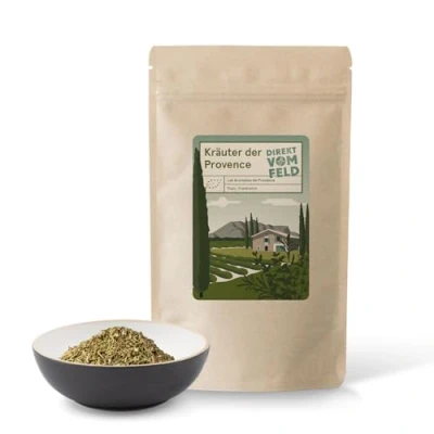 Abbildung von Direkt vom Feld® Kräuter Der Provence Geschmack Frankreichs BIO, gerebelt 75g Nachfüllpack