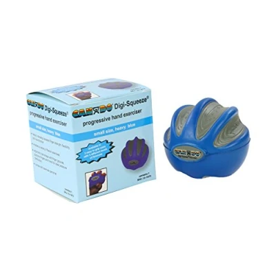 Abbildung von CanDo Handtrainer, Fingertrainer Digi Squeeze, blau (schwer)