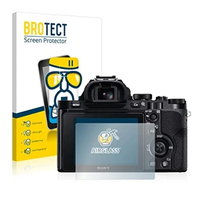 Abbildung von BROTECT Schutzglas für Sony Alpha 7 (ILCE 7) Schutzfolie Panzer Folie Glas [Extrem Kratzfest 9H, Anti Fingerprint, Ultra Transparent]