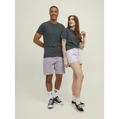Abbildung von Jack &amp; Jones JJE SS O NECK NOOS Tshirt basic, Herren, Größe: Small, Asphalt