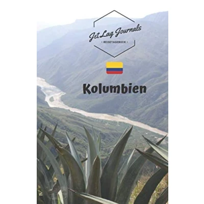 Abbildung von JetLagJournals Reisetagebuch Kolumbien: Erinnerungsbuch zum Ausfüllen Selberschreiben für den Kolumbien Urlaub