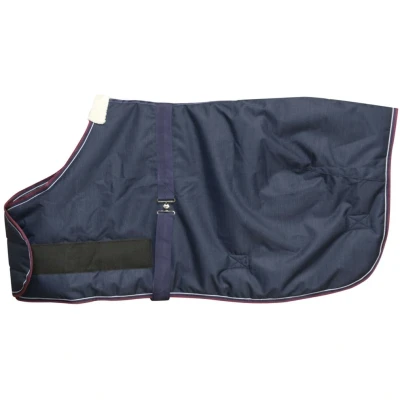 Abbildung von EQUITHÈME Fohlendecke Tyrex 1200D Navy/Bordeaux M 95cm