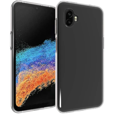 Abbildung von Samsung Galaxy Xcover 6 Pro Hülle Silikon Accezz Backcover/Soft Case Handyhülle Transparent