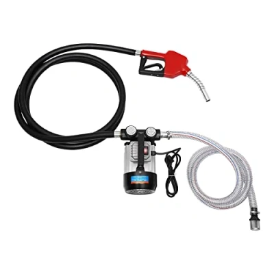 Abbildung von AOOUNGM Selbstansaugend Dieselpumpe 230V Bio Heizölpumpe Ölabsaugpumpe Kraftstoffpumpe 60L/min 550W Self priming Diesel Pump