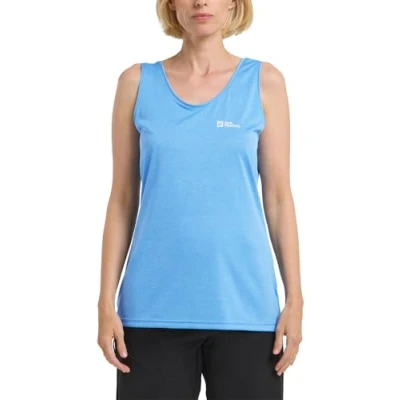 Abbildung von Jack Wolfskin Crosstrail TANK Top, Damen, Größe: Large, Mid blue