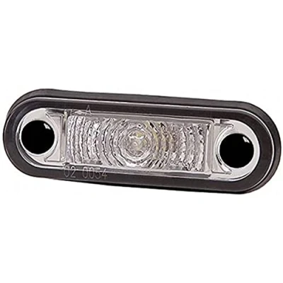 Abbildung von HELLA 2PF 959 590 207 Positionsleuchte Begrenzungsleuchte Anhänger Wohnwagen LED 12/24V Einbau ECE/ADR/GGVS Lichtscheibenfarbe: glasklar Kabel: 500mm