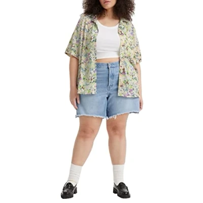Abbildung von Levi&#039;s Plus 501 &#039;90S Jeans Shorts, Damen, Größe: 54, Blue light special p