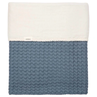 Abbildung von Koeka Babydecke cotton Fleece Amsterdam bluestone