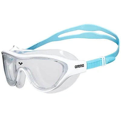 Abbildung von Arena THE One MASK JR Schwimmbrille für Kinder, Größe: Size, Clear white lightblue