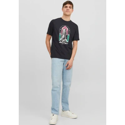 Abbildung von Jack &amp; Jones CREW NECK Tshirt basic, Herren, Größe: Small, Black