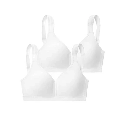Abbildung von Lascana 2 PACK Tshirt BH weiß weiß, Damen, Größe: 105D,