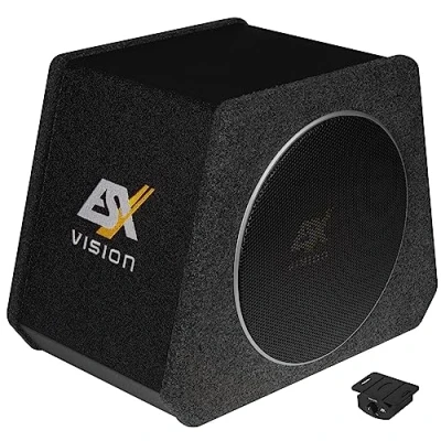 Abbildung von B Ware ESX V800A Aktiver 20 cm Subwoofer mit Passivmembran