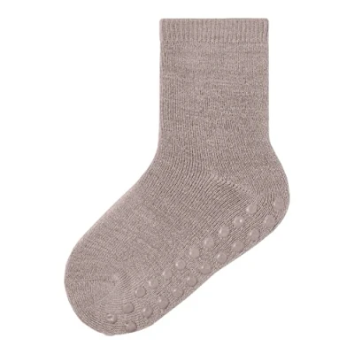 Abbildung von NAME IT Mädchen NMFWAKSI Wool TER W/Non Skid XXIII Socken, Moonbeam, 104 110