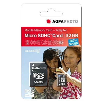 Abbildung von AgfaPhoto Mobile microSDHC 32GB Speicherkarte neu