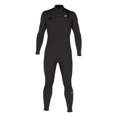 Abbildung von 2023 Billabong Mens Absolute 4/3mm Chest Zip Wetsuit ABYW100193 Black Size MT