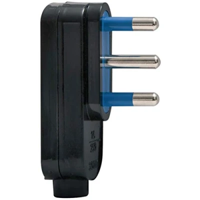 Abbildung von Brennenstuhl, Platzsparender Stecker 16A 2P+T 250V schwarz