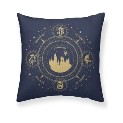 Abbildung von Belum Kissenbezug Harry Potter, 100% Baumwolle, 50 x cm, Modell Christmas Gold A