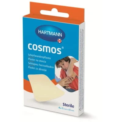 Abbildung von Cosmos Schürfwundenpflaster: Fördert die Heilung von Schürfwunden, 45 x 65mm, 4 Stück