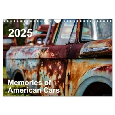 Abbildung von Memories of American Cars (Wandkalender 2025 DIN A4 quer), CALVENDO Monatskalender