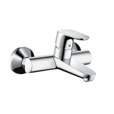 Abbildung von hansgrohe Waschtischarmatur &quot;Focus&quot;, Aufputz für Wandmontage, chrom