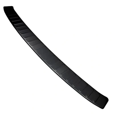 Abbildung von Aroba AR191 BL Edelstahl Schwarz Black Chrome Ladekantenschutz kompatibel mit Ford Kuga 2 BJ. 2.2017 4.2020 passgenau Abkantung Farbe Anthrazit