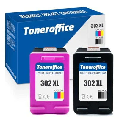 Abbildung von 302 Druckerpatrone XL Multipack 2er Set für HP F6U68AE Schwarz und F6U67AE Color Druckerpatronen Kompatibel 1x (ca. 480 Seiten) CMY 330