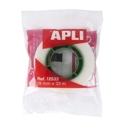 Abbildung von APLI Klebeband Unsichtbare Tasche 19 mm x 33 m