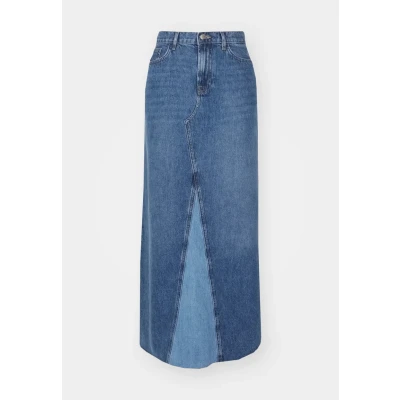 Abbildung von ONLY Onlmochi LONG Skirt Jeansrock, Damen, Größe: Small, Medium blue denim