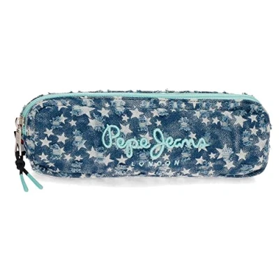 Abbildung von Pepe Jeans Denim Star Federmäppchen, blau, Talla Unica, etui