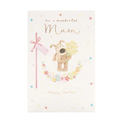 Abbildung von Boofle Grußkarte für Mütter, Motiv: Narzissenblüten, niedliche