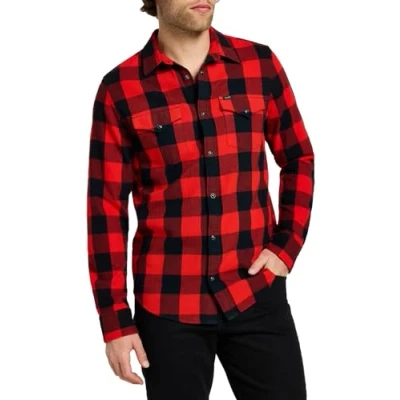 Abbildung von Lee Clean Western Hemd, Herren, Größe: Medium, True red