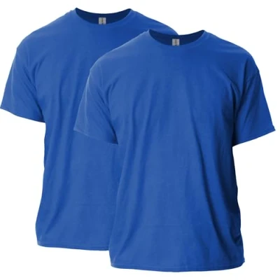 Abbildung von Gildan Unisex Erwachsene Ultra Cotton, Style G2000, Multipack T Shirt, Royal (2 Stück), XXL (2er Pack)