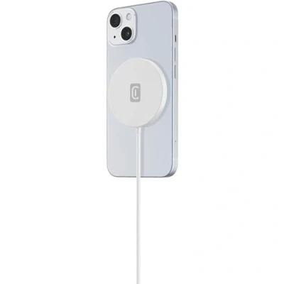 Abbildung von Cellularline Netzwerk Ladegerät Magnetische kabellose Ladestation für iPhone mit MagSafe Technologie