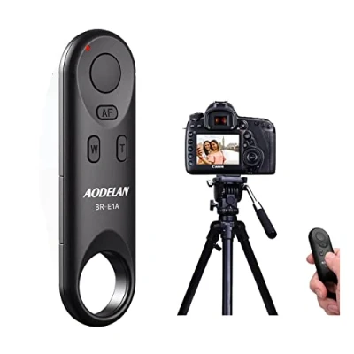 Abbildung von Fernbedienung f眉r Canon M50, EOS RP, 90D, 200D, SL2, 250D, 77D, M6 Mark II, R, 6D 800D, T7i, SL3(EOS 250D), PowerShot G7 X III, BR E1 Funkausl枚ser