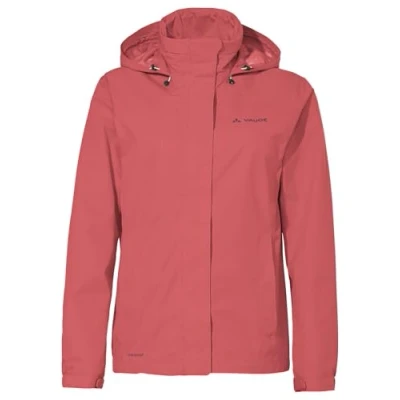 Abbildung von Vaude Women&#039;s Escape Bike Light Jacket Leichte 2 Lagen Regenjacke Zuverlässiger Rad Regenschutz Dünnes Netzfutter Kapuze im Kragen Reflektierende Elemente Eco Finish