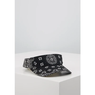 Abbildung von Urban Classics Bandana Print Visor Unisex Cap, Herren, Größe: One Size, Black